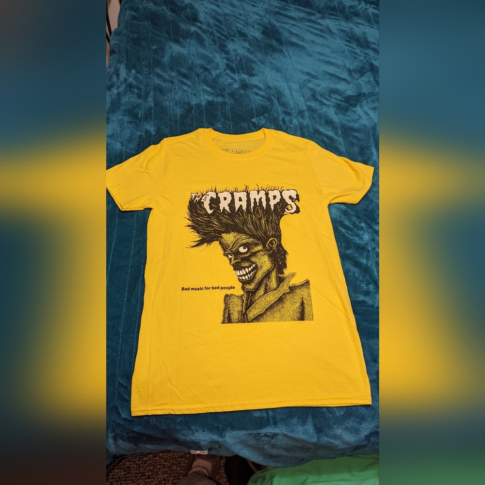 Yellow cramps shirt